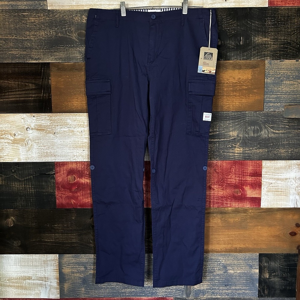 MW Reef Bedwin And The Heartbreakers Olive Pants Blue 36 By 30 Pants Trousers
